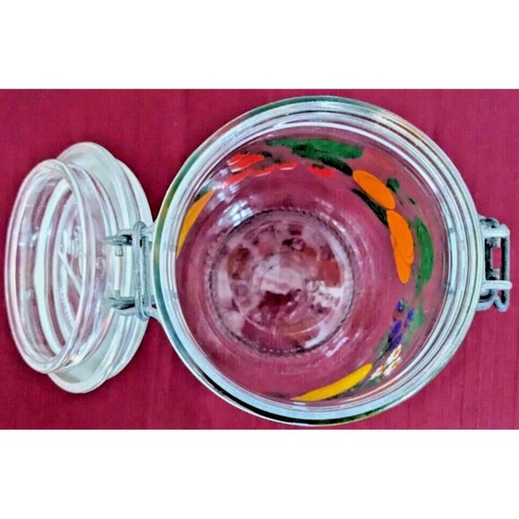 Vintage Le Parfait Super 32oz Glass Preserving Jar Made in France Wire Bail Lid - Picture 6 of 8